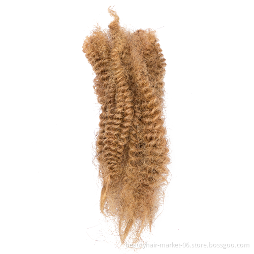 BLT Indian Brazilian Crochet human afro kinky bulk hair #27 extension for human hair locs afro kinky human hair bulk